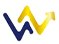 A blue and yellow wave logo
